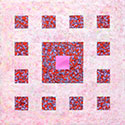 thumbnail for cotton candy quilt painting